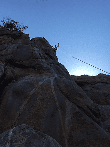 A Moment at the Top - Rock Climbing
