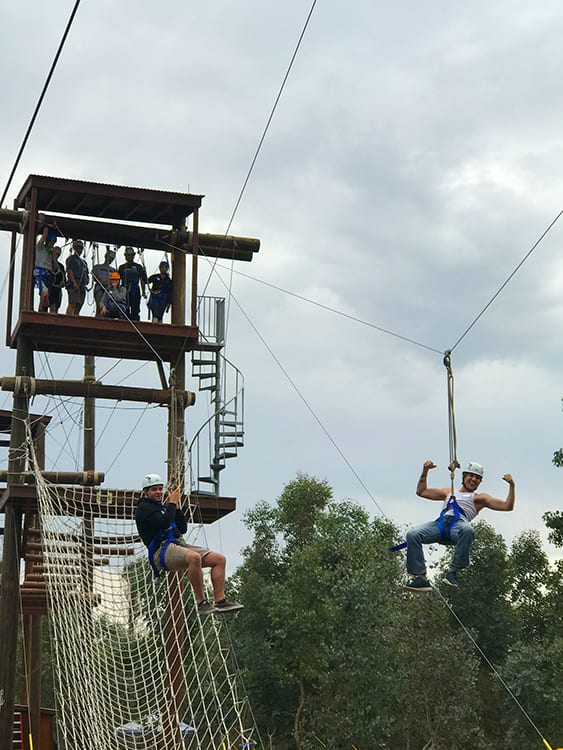 Ropes Course Zip Line