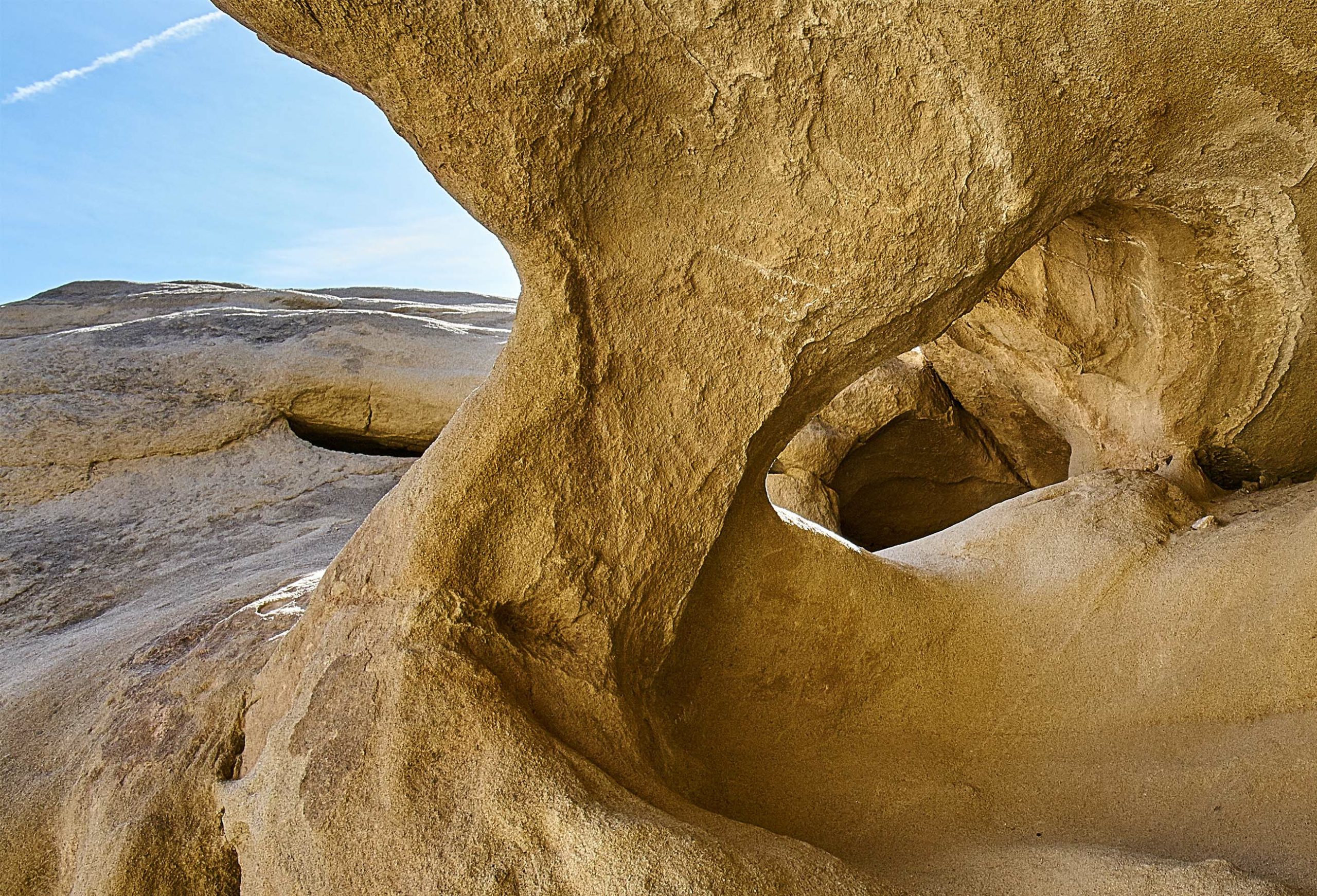 Desert wind caves landscape in Anza Borrego